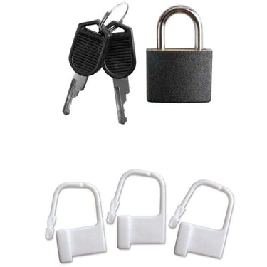 Gabbia di Castità Silicone con Plug e Lucchetto per Bondage